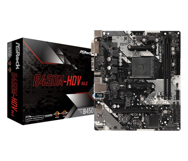 ASRock Outlet B450M-HDV R4.0 - 1562429 - zdjęcie